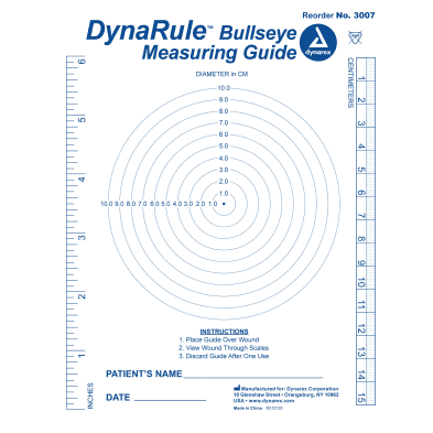 DynaRule Bullseye Measuring Guide Image