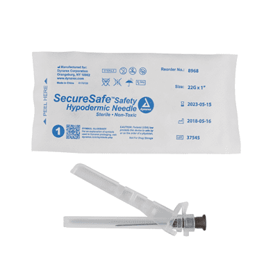 SecureSafe Safety Hypodermic Needles Image