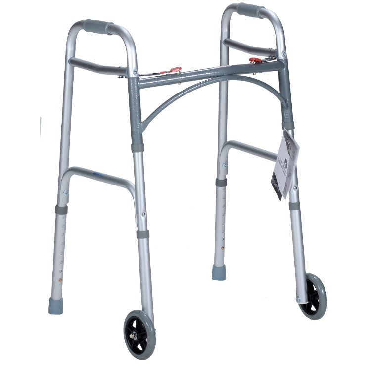 Folding Walker with 5inch Wheels Image