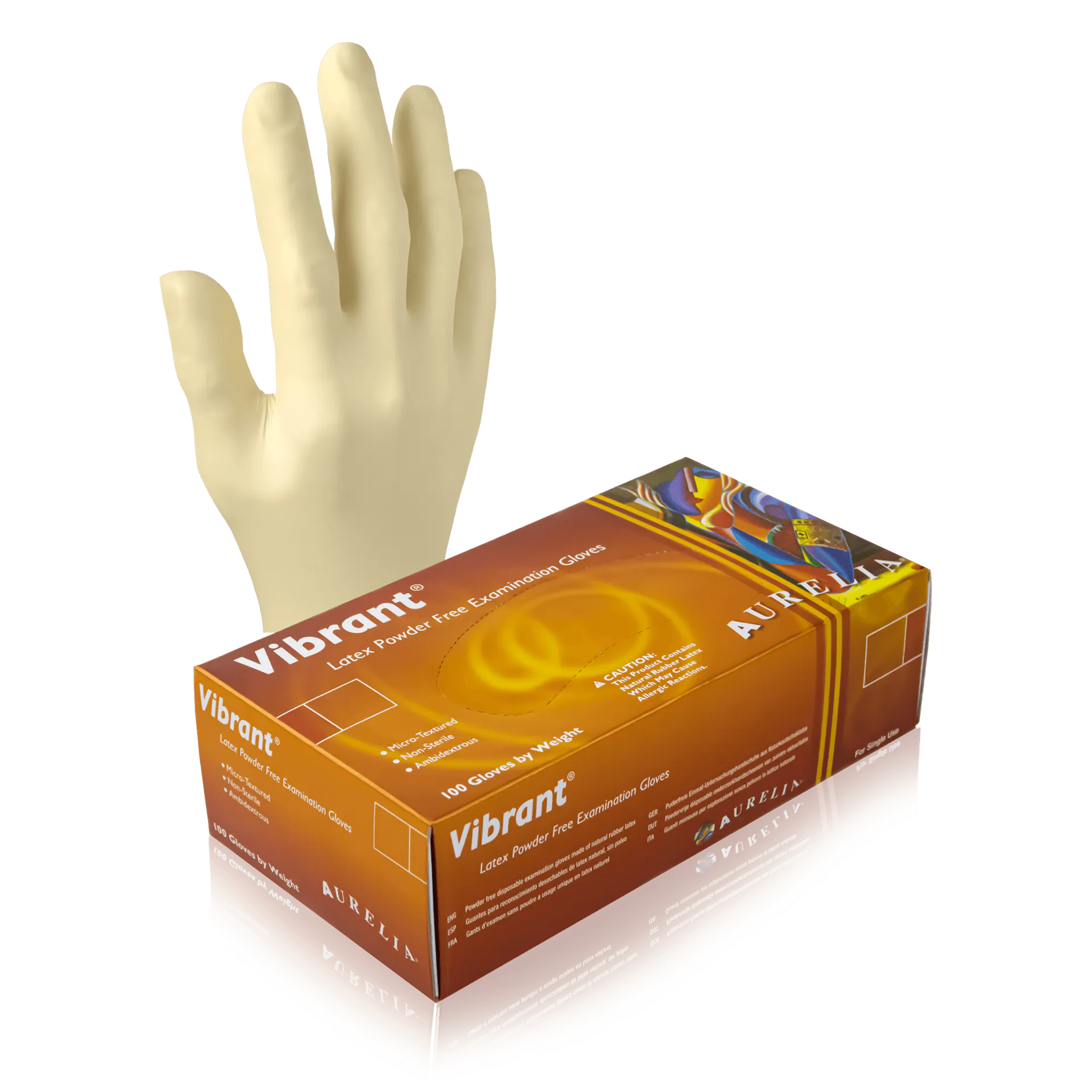 Vibrant Latex Gloves Image