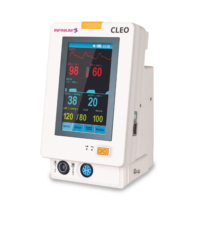 Cleo Compact EtCO2 Monitor with Vitals Image